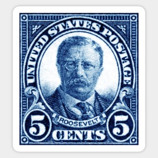 1922 Teddy Roosevelt Stamp Sticker